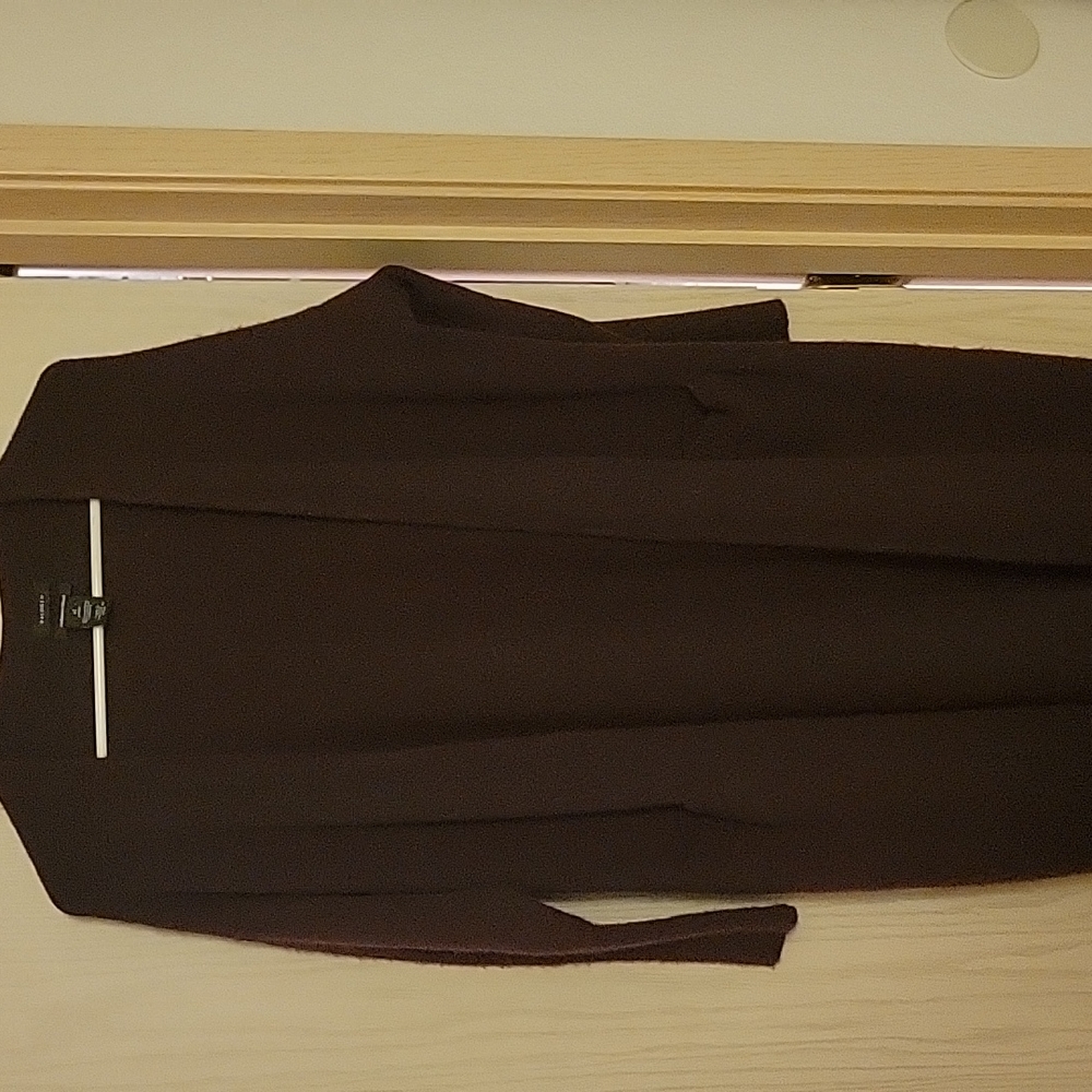 Purple cashmere blend cardigan